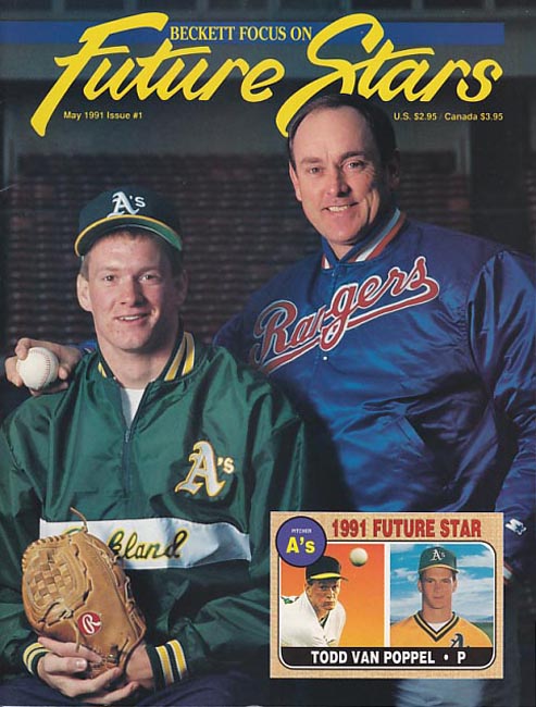 Walk through a May 1991 Beckett Baseball Magazine 